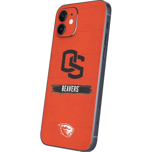 Oregon State University Texture iPhone 12 Skin