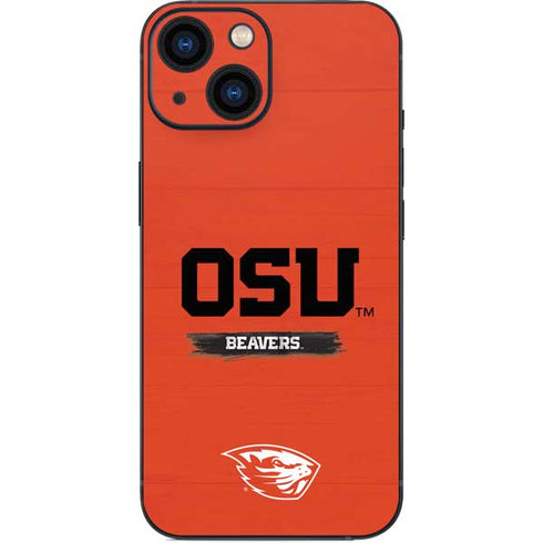 Oregon State University Texture iPhone 13 Mini Skin
