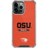 Oregon State University Texture iPhone 13 Pro Max Clear Case