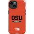 Oregon State University Texture iPhone 14 Plus Impact Case