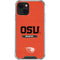 Oregon State University Texture iPhone 14 Plus Clear Case