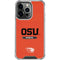 Oregon State University Texture iPhone 15 Pro Clear Case