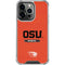 Oregon State University Texture iPhone 14 Pro Clear Case
