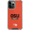 Oregon State University Texture iPhone 15 Pro Max Clear Case