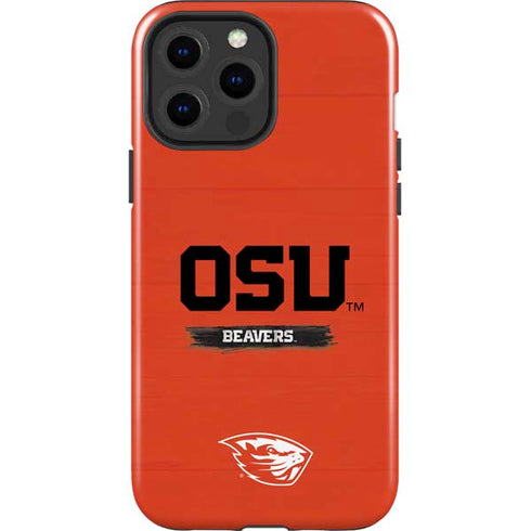 Oregon State University Texture iPhone 15 Pro Max Impact Case