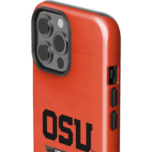 Oregon State University Texture iPhone 15 Pro Max Impact Case