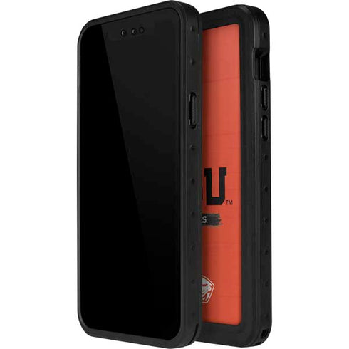 Oregon State University Texture iPhone 14 Pro Max Waterproof Case