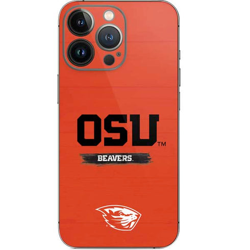 Oregon State University Texture iPhone 14 Pro Skin