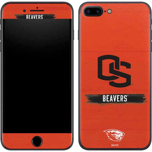 Oregon State University Texture iPhone 8 Plus Skin