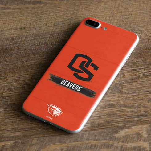 Oregon State University Texture iPhone 8 Plus Skin