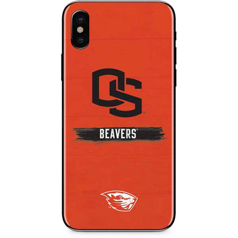 Oregon State University Texture iPhone XS Max Skin
