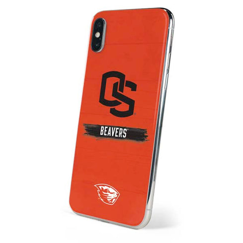 Oregon State University Texture iPhone XS Skin