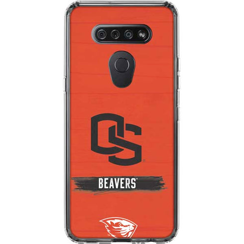 Oregon State University Texture LG K51/Q51 Clear Case