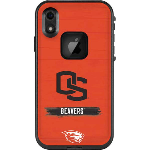 Oregon State University Texture LifeProof Fre iPhone Skin