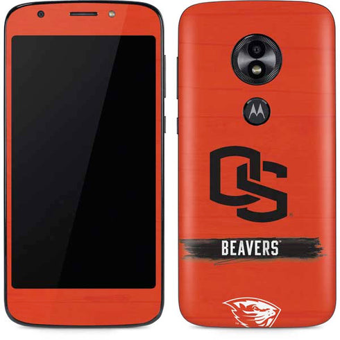 Oregon State University Texture Moto E5 Play Skin