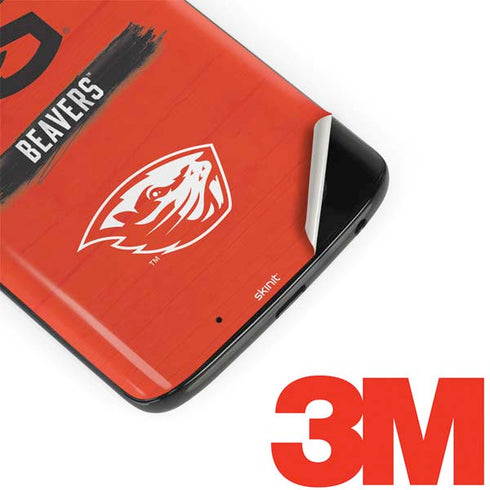 Oregon State University Texture Moto G6 Skin