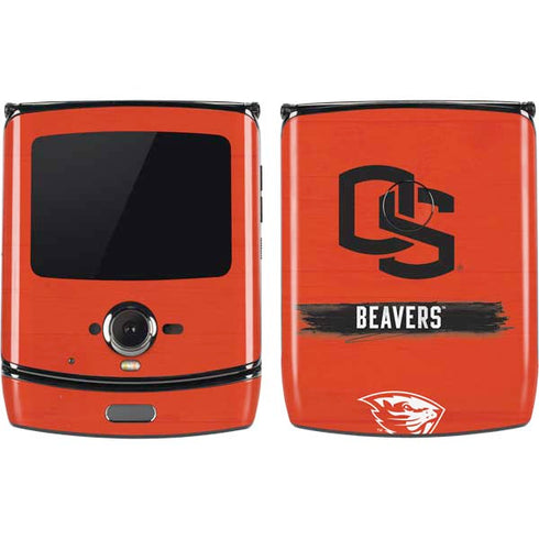 Oregon State University Texture Motorola RAZR Skin