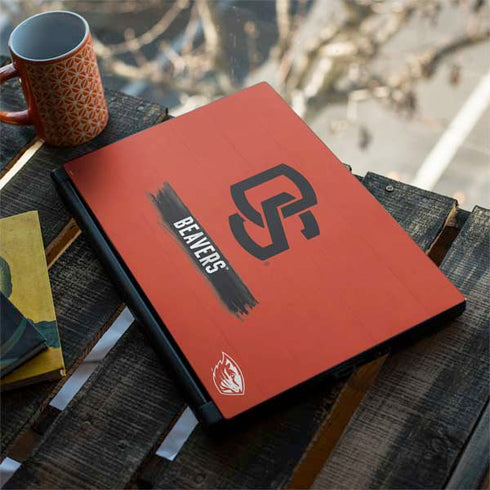 Oregon State University Texture MSI GS65 Stealth Laptop Skin