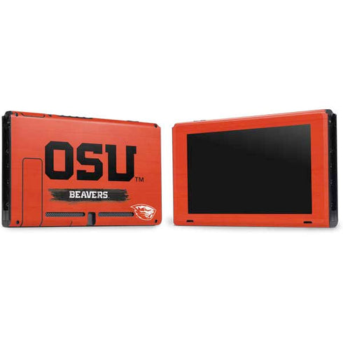 Oregon State University Texture Nintendo Switch Bundle Skin