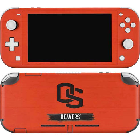 Oregon State University Texture Nintendo Switch Lite Skin