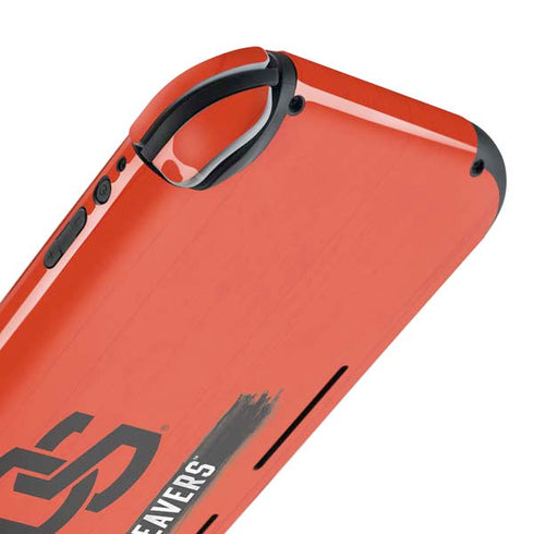 Oregon State University Texture Nintendo Switch Lite Skin