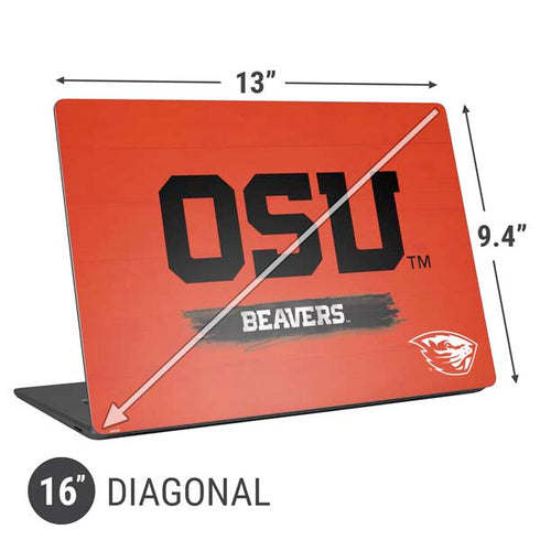 Oregon State University Texture Universal Laptop 16in (13 x 9.4in) Skin
