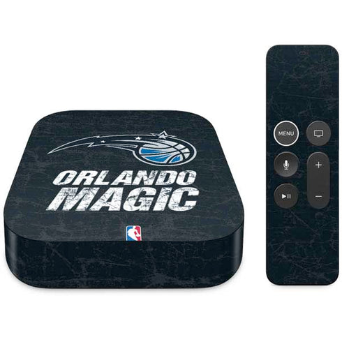 NBA Orlando Magic Black Secondary Logo Apple TV Skin