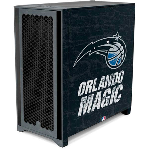 NBA Orlando Magic Black Secondary Logo Corsair 4000D Tempered Glass Mid-Tower ATX Case Skin