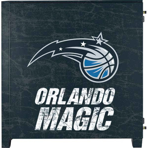 NBA Orlando Magic Black Secondary Logo Corsair 4000D Tempered Glass Mid-Tower ATX Case Skin