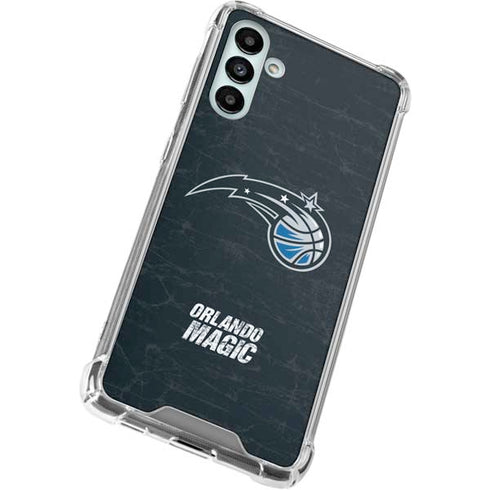 NBA Orlando Magic Black Secondary Logo Galaxy A13 5G Clear Case