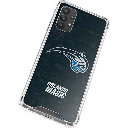 NBA Orlando Magic Black Secondary Logo Galaxy A32 5G Clear Case