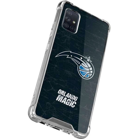 NBA Orlando Magic Black Secondary Logo Galaxy A51 5G Clear Case