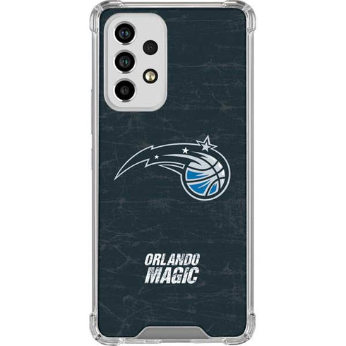 NBA Orlando Magic Black Secondary Logo Galaxy A53 5G Clear Case