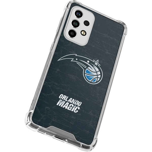 NBA Orlando Magic Black Secondary Logo Galaxy A53 5G Clear Case