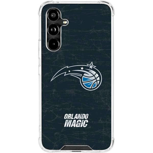 NBA Orlando Magic Black Secondary Logo Galaxy A54 5G Clear Case