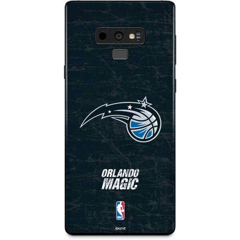 NBA Orlando Magic Black Secondary Logo Galaxy Note 9 Skin