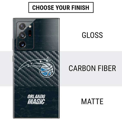 NBA Orlando Magic Black Secondary Logo Galaxy Note20 Ultra 5G Skin
