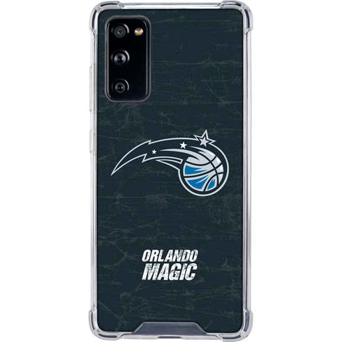 NBA Orlando Magic Black Secondary Logo Galaxy S20 FE Clear Case