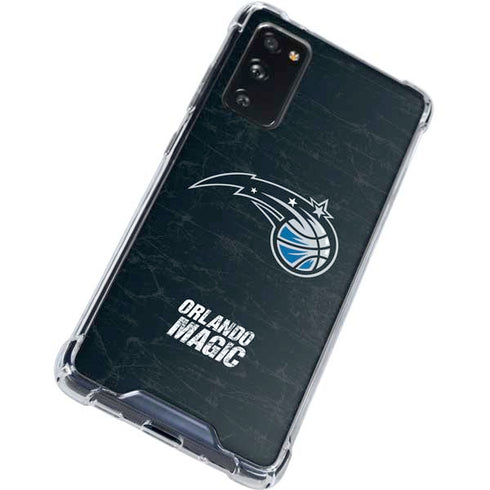 NBA Orlando Magic Black Secondary Logo Galaxy S20 FE Clear Case