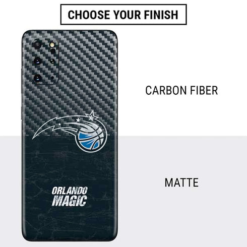 NBA Orlando Magic Black Secondary Logo Galaxy S20 Plus Skin