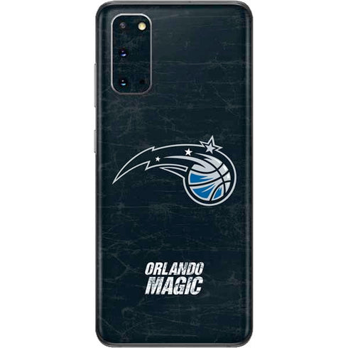 NBA Orlando Magic Black Secondary Logo Galaxy S20 Skin