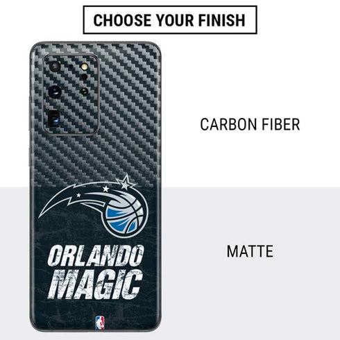 NBA Orlando Magic Black Secondary Logo Galaxy S20 Ultra 5G Skin