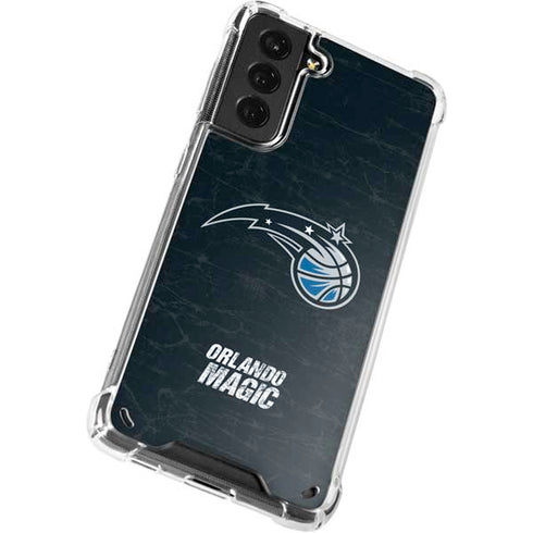 NBA Orlando Magic Black Secondary Logo Galaxy S21 5G Clear Case