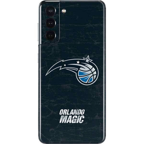 NBA Orlando Magic Black Secondary Logo Galaxy S21 5G Skin