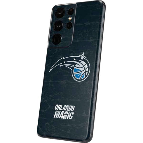 NBA Orlando Magic Black Secondary Logo Galaxy S21 Ultra 5G Skin