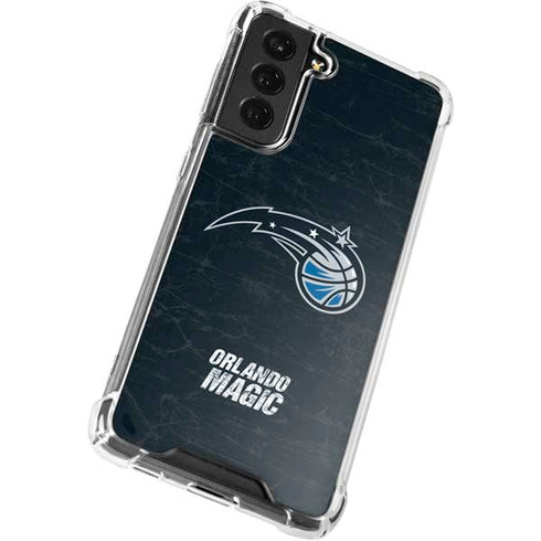 NBA Orlando Magic Black Secondary Logo Galaxy S22 Clear Case