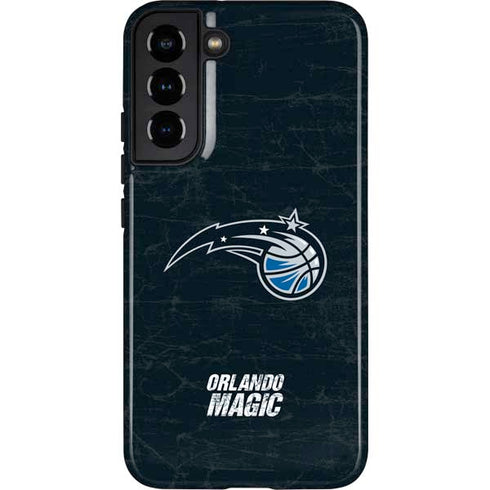 NBA Orlando Magic Black Secondary Logo Galaxy S22 Plus Pro Case