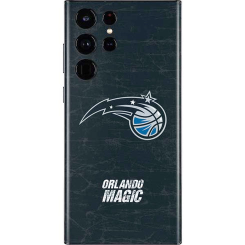 NBA Orlando Magic Black Secondary Logo Galaxy S22 Ultra Skin