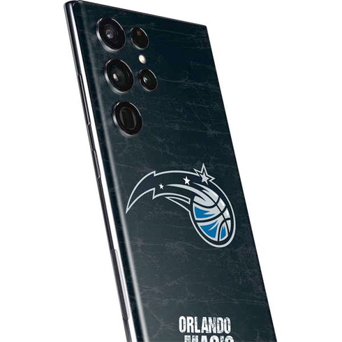 NBA Orlando Magic Black Secondary Logo Galaxy S22 Ultra Skin