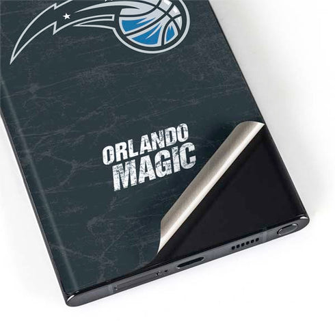 NBA Orlando Magic Black Secondary Logo Galaxy S22 Ultra Skin